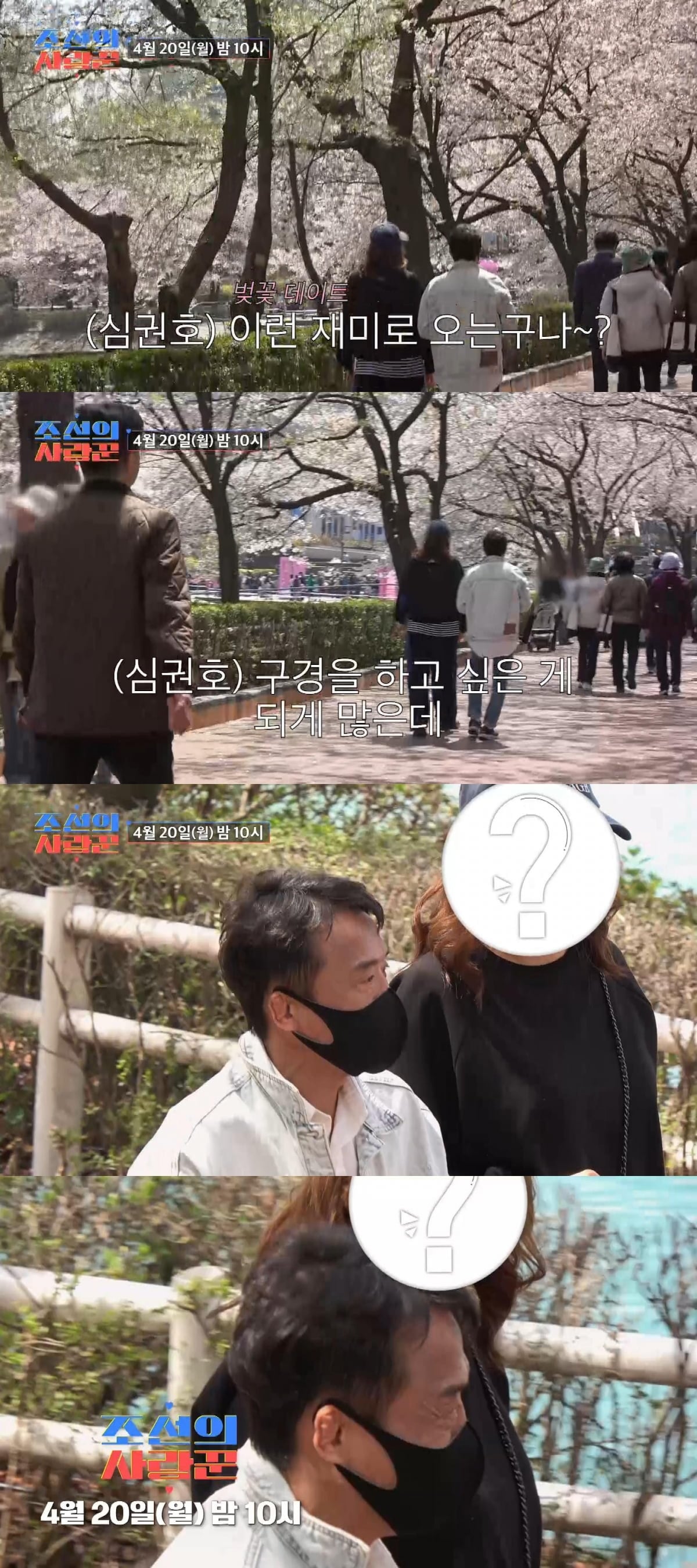  ‘조선의 사랑꾼’에서 심권호의 생애 첫 벚꽃 데이트 현장이 공개된다. / 사진 제공 = TV CHOSUN ‘조선의 사랑꾼’