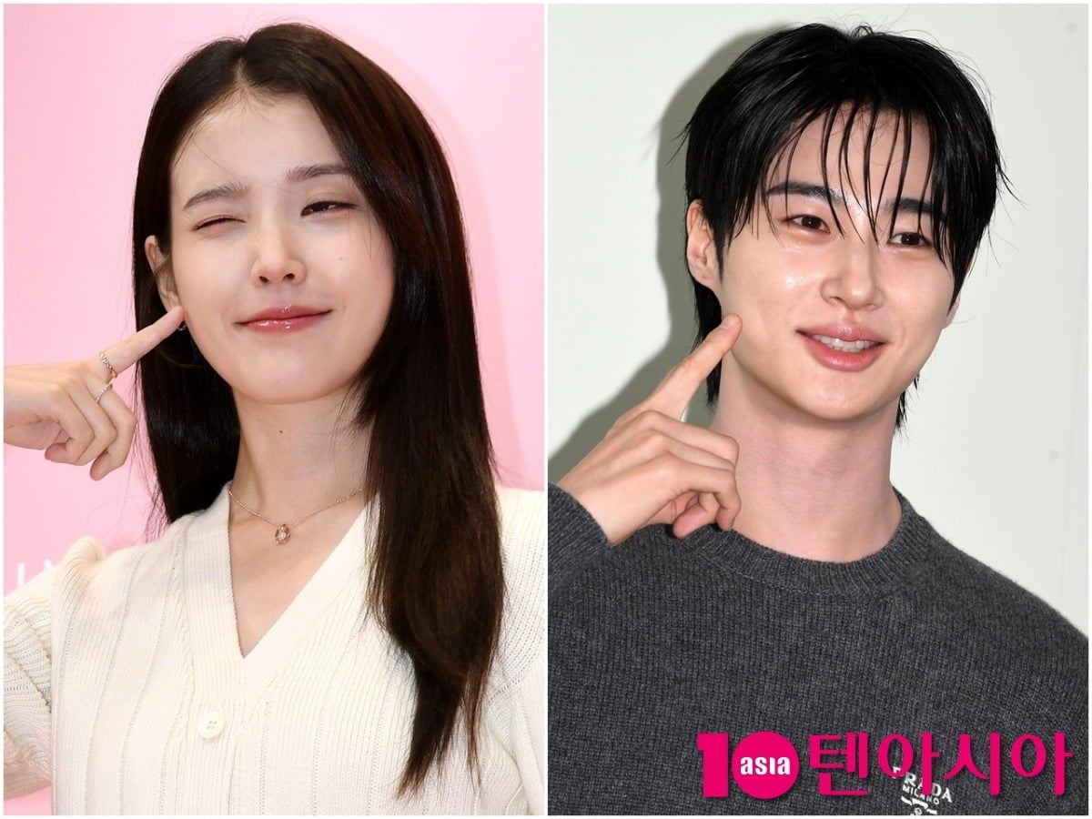 아이유와 변우석이 각 공식 행사에 참석해 포즈를 취하고 있다./사진=텐아시아DB