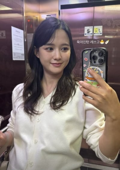 '임신' 남보라, 체중 안 불어 걱정하더니…볼살 오르니 이목구비 더 또렷