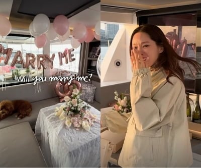 프러포즈 끝난 거 아니었어?…송세라♥박정진, 요트 위 두 번째 고백