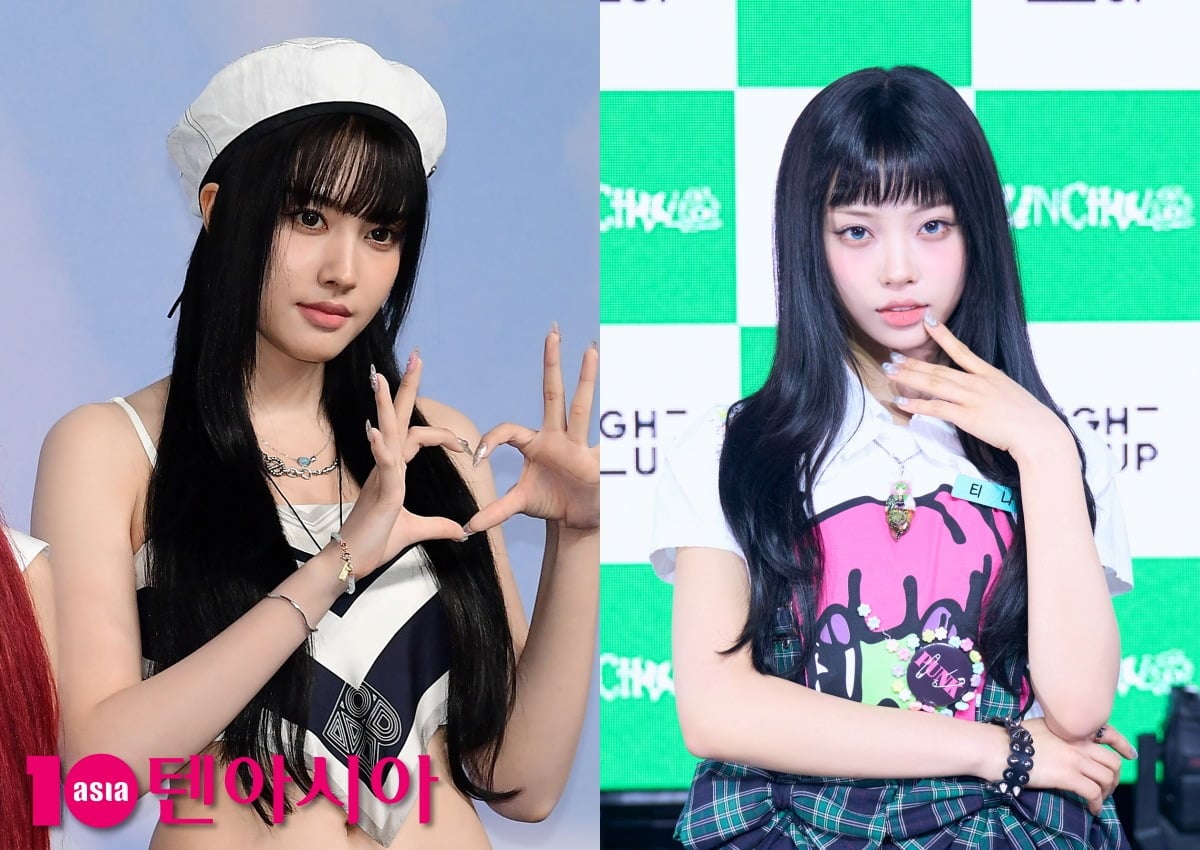 스테이씨 윤, 언차일드 티나/ 사진=텐아시아 DB, 하이업엔터테인먼트 제공