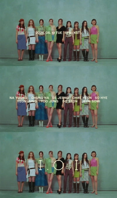 '10주년 재결합' 아이오아이, 반가운 단체 비주얼