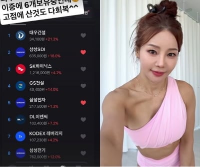 억대 빚 졌던 미나♥류필립, 6개 주식 대박났다…"고점에 산 것도 회복"