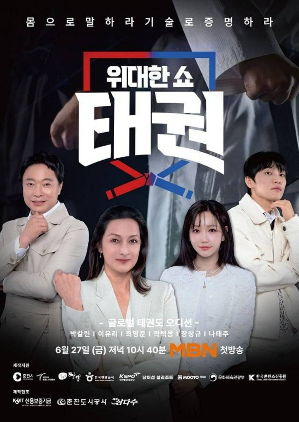 '위대한 쇼: 태권' 포스터 / 사진=MBN