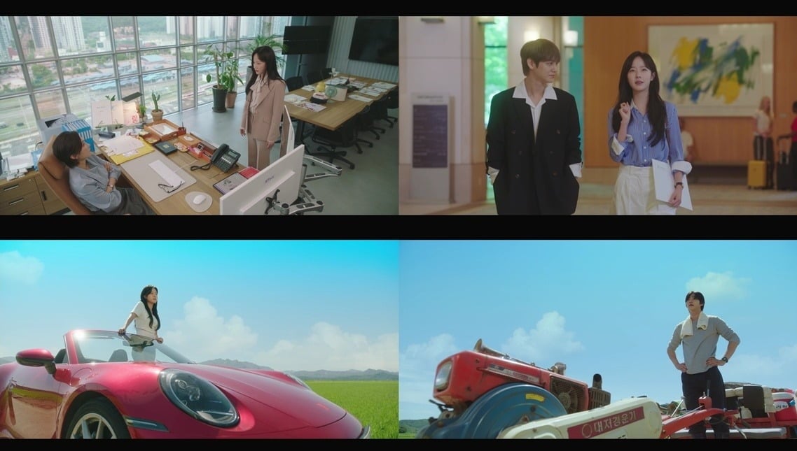 안효섭이 채원빈과 논두렁 한복판에서 제대로 맞붙으며 흥미진진한 재미를 선사했다./사진=SBS 방송 화면 캡처