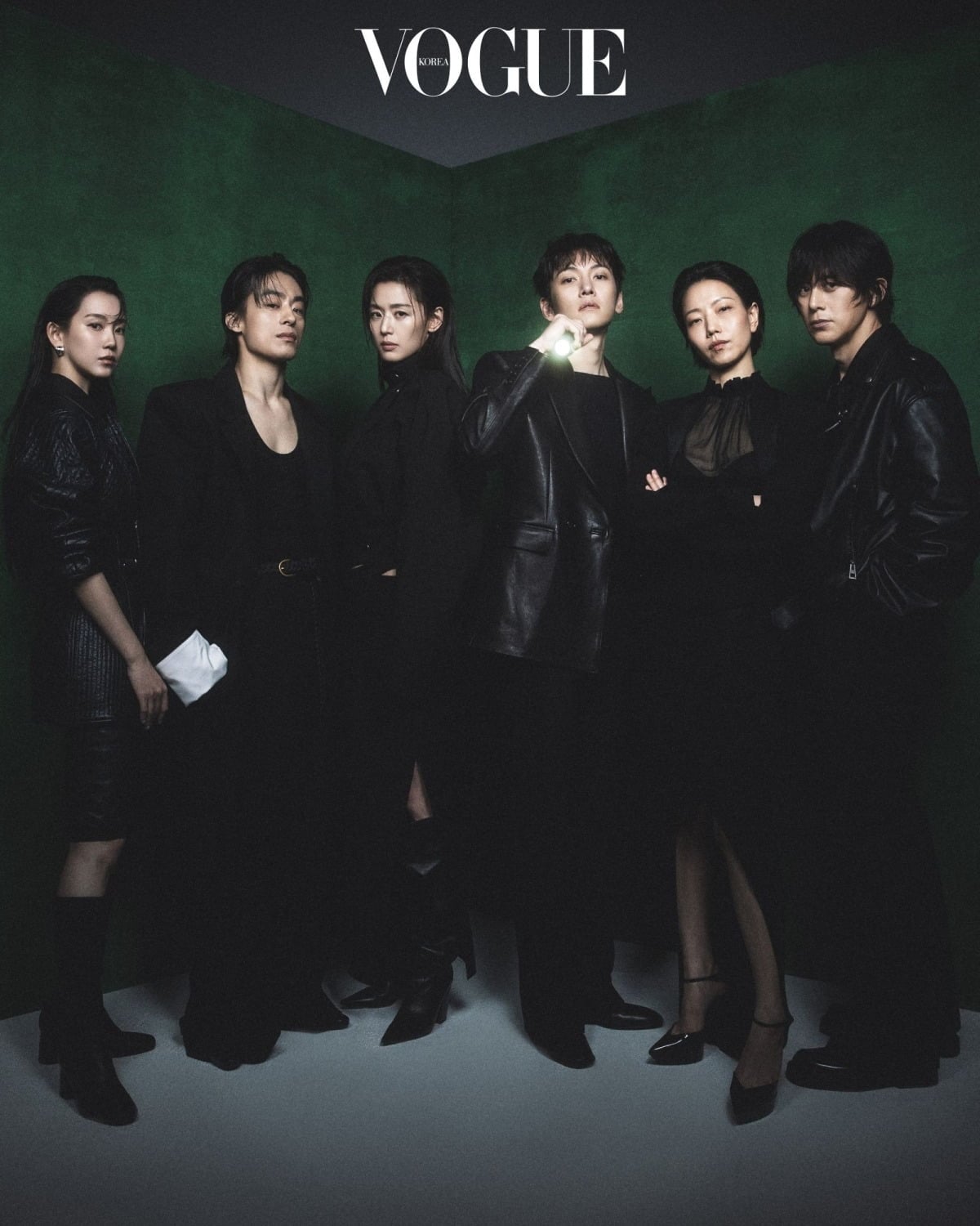 '군체'의 주역들이 화보를 통해 강렬한 매력을 발산했다. / 사진제공=보그 코리아