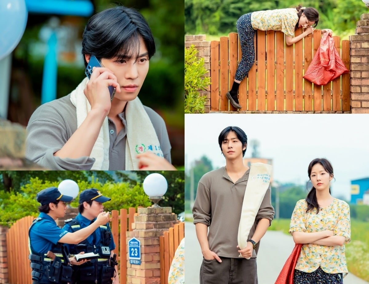 안효섭이 채원빈의 무단 침입에 당황한다./ 불청객사진제공=SBS