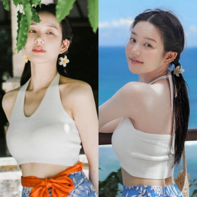 얼굴은 베이비인데…이유비, 칼각 기립근에 아찔…"장원영 저리가라"