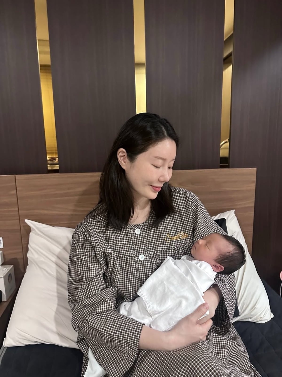 가수 나비가 둘째 딸 사진을 공개했다. / 사진=나비 SNS