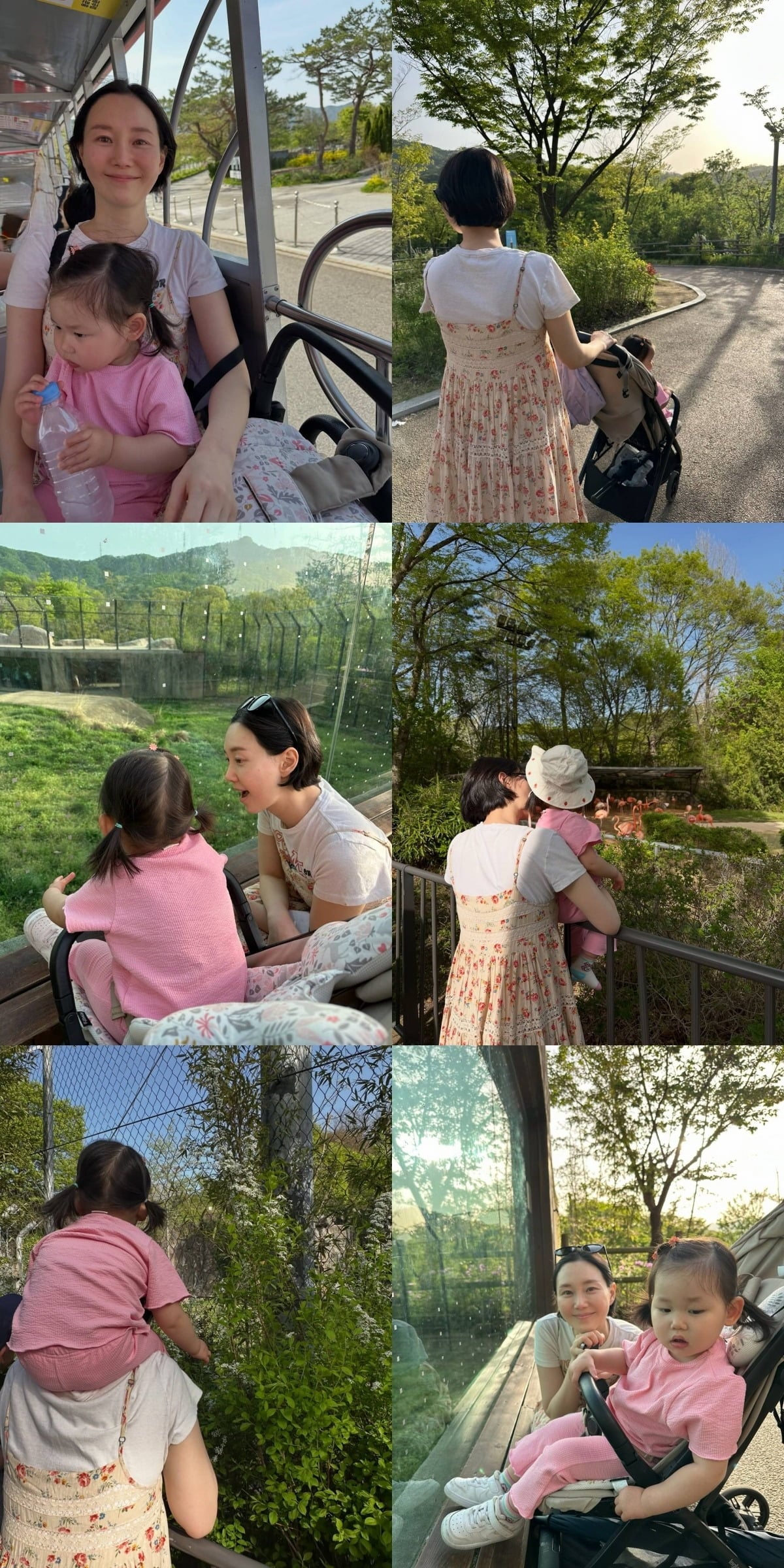 배우 이유영이 딸과의 봄나들이 사진을 공개했다. / 사진=이유영 SNS