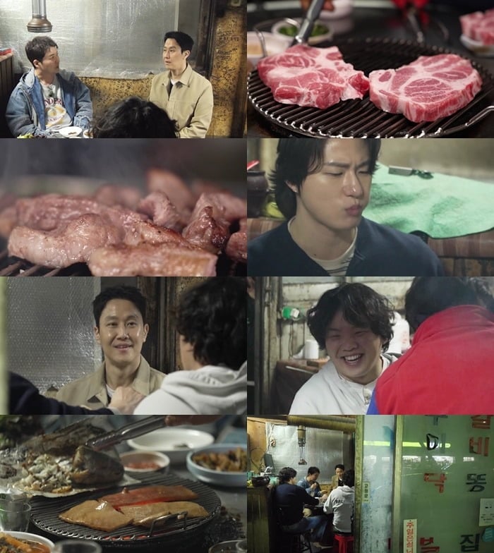 '전현무계획3'에 뜬 '결혼 10년 차' 정우와 '새신랑' 곽튜브가 '아내와 손잡기' 설렘 공통점으로 전현무의 부러움을 자아낸다./사진제공=MBN, 채널S