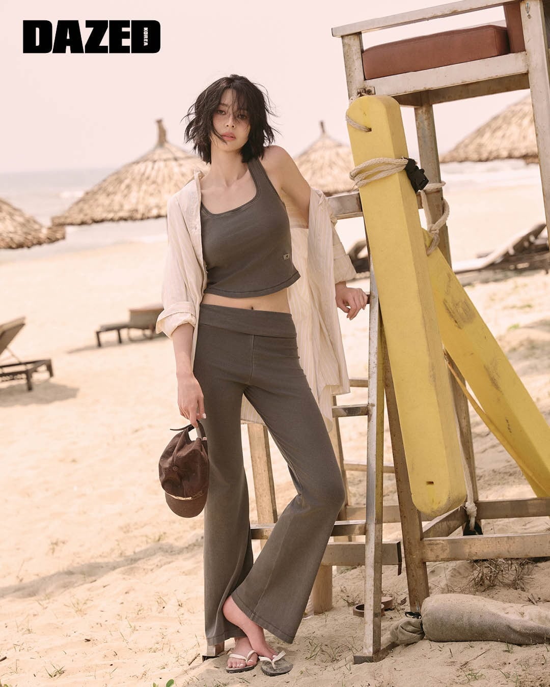 배우 권나라가 해외에서 화보 촬영을 진행했다./사진제공=데이즈드