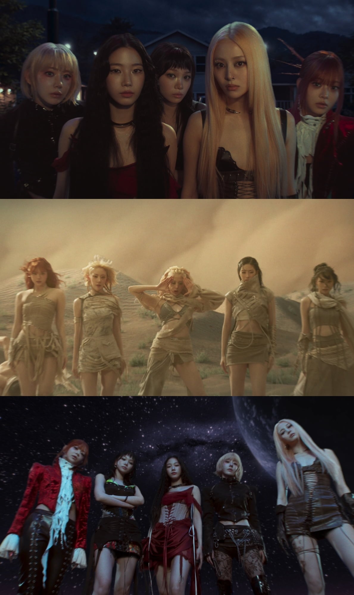 르세라핌 리드싱글 'CELEBRATION' MV 캡처본 / 사진 제공=쏘스뮤직(하이브)