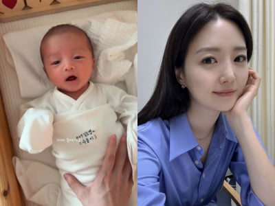 김소영, 오상진을 낳았네…생후 18일차에 아나운서 비주얼 "이름 정해줘"
