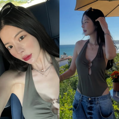 장재인, 7kg 감량해서 '뼈말라'되더니…보일락 말락 치골룩