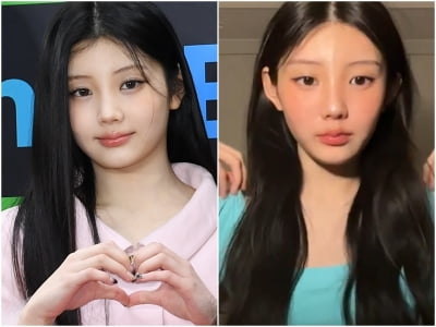 못 알아볼 수준으로 반쪽 된 아일릿 원희, 통통했던 볼살 어디 갔냐 물었더니…"내가 없앰"