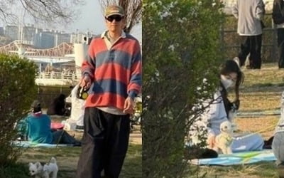 이광수♥이선빈, 한강 데이트 딱 걸렸다…마스크도 벗고 달달 기류, "화제 안 됐냐"