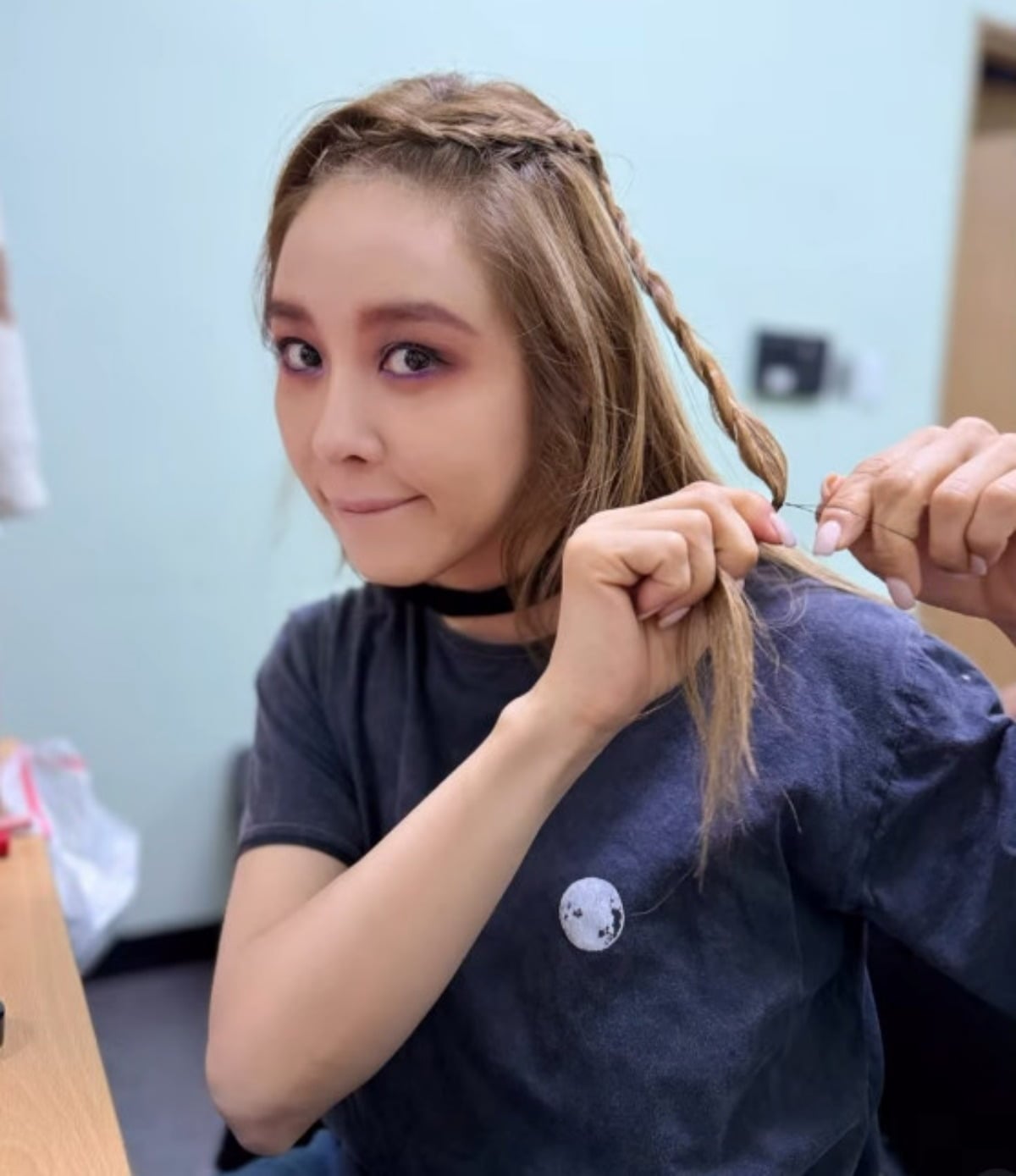 뮤지컬 배우 옥주현이 공연을 준비 중인 모습. / 사진=옥주현 SNS