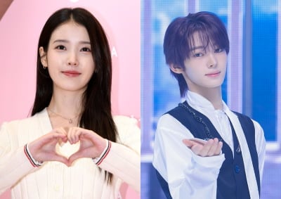 아이유, 후배 아이돌 러브콜에 응할까…투어스 한진 "같이 챌린지 찍고파"
