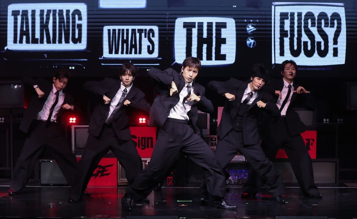 82MAJOR 미니 5집 쇼케이스 무대 / 사진 제공=그레이트엠엔터테인먼트