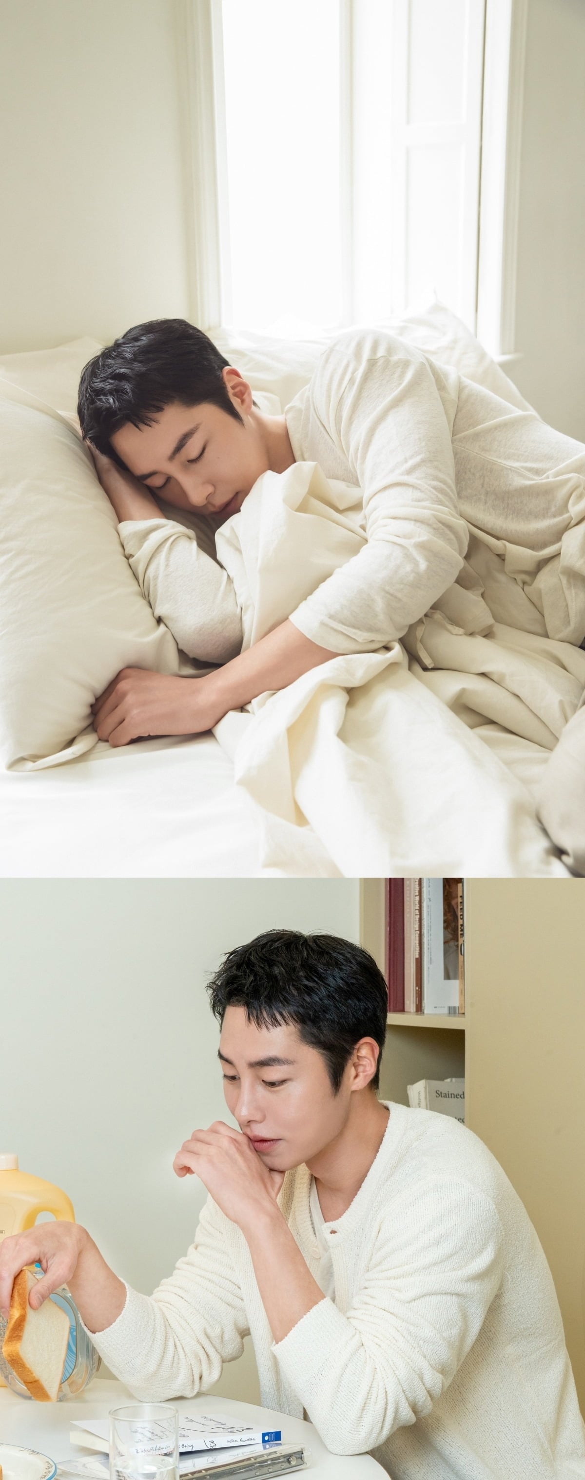 배우 이재욱이 따스한 감성이 묻어나는 비주얼로 팬심을 정조준했다./사진제공=로그스튜디오