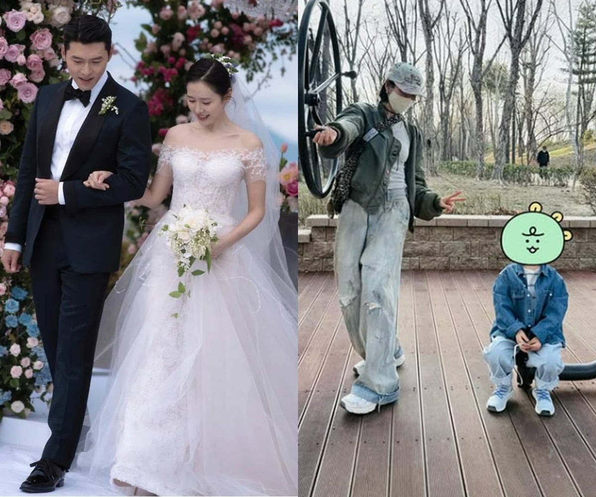 배우 손예진이 아들의 훌쩍 성장한 모습을 공개했다. / 사진=손예진 SNS