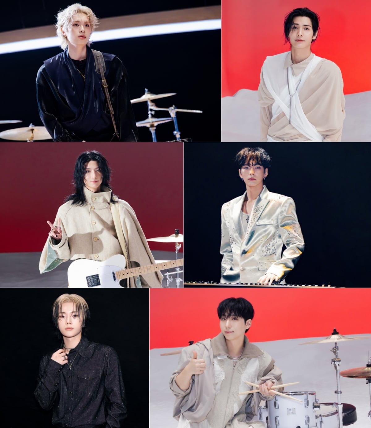 엑스디너리 히어로즈 미니 8집 비하인드 포토 / 사진 제공=JYP엔터테인먼트