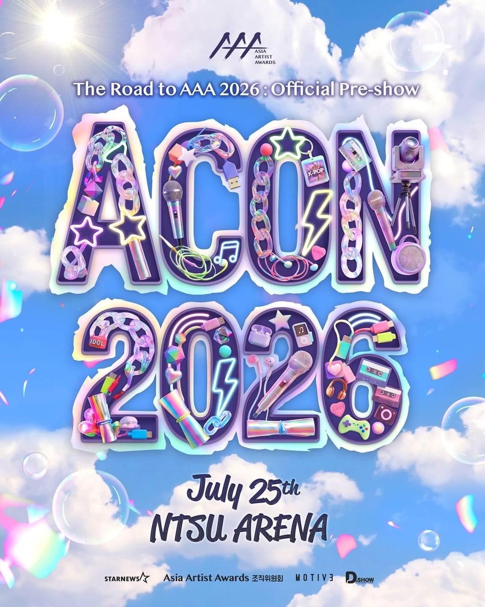 사진 제공=더라이브레이블, 웨이크원, AAA 조직위원회