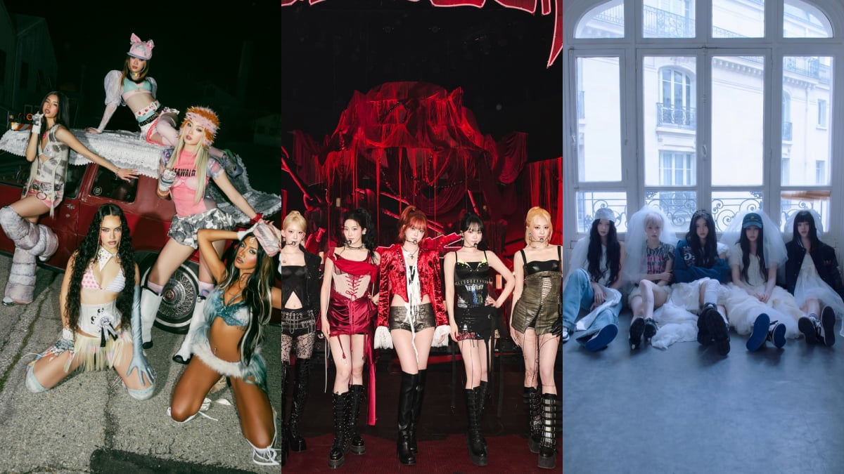 KATSEYE, LE SSERAFIM and ILLIT Photo Courtesy of HYBE