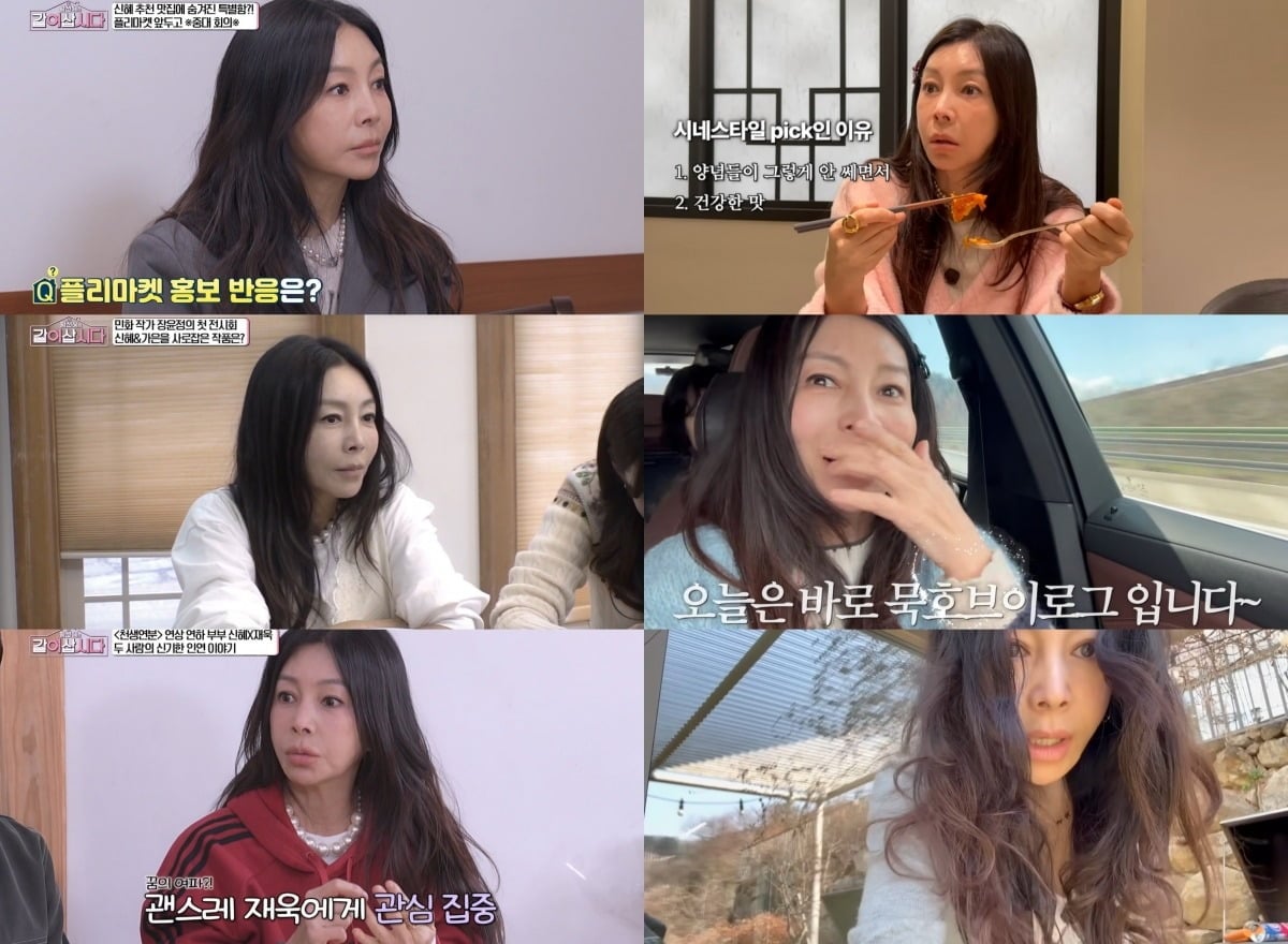 배우 황신혜가 방송과 유튜브에 오가며 활약하고 있다./사진=KBS1 '황신혜의 같이 삽시다', 유튜브 '황신혜의cine style' 영상 캡처