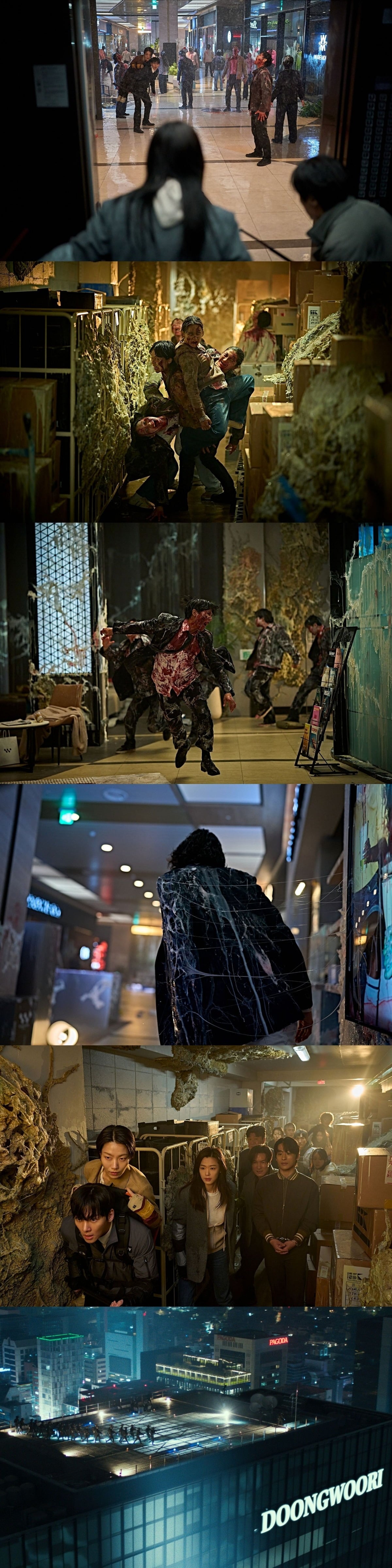 영화 '군체'의 프로덕션 비하인드가 공개됐다. / 사진제공=쇼박스