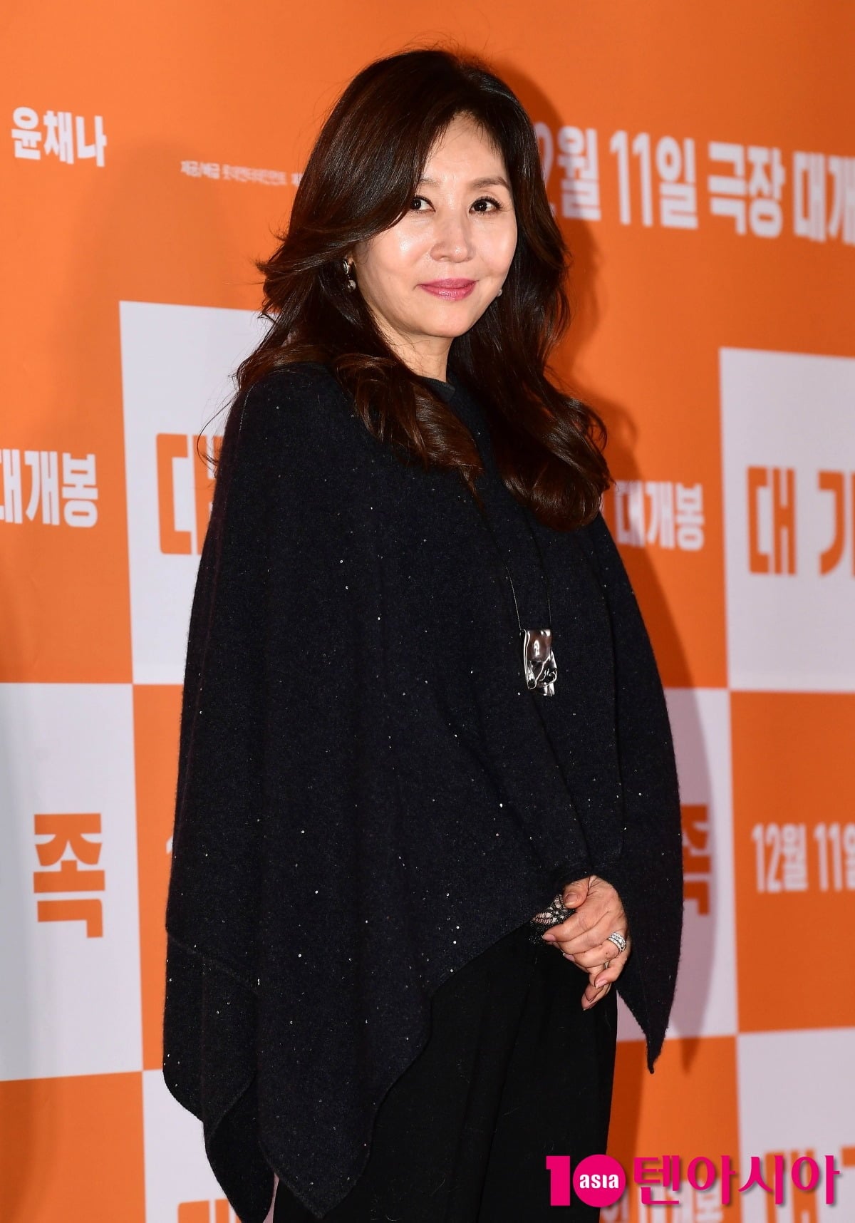 배우 최명길이 취재진 앞에 섰다. / 사진=텐아시아DB