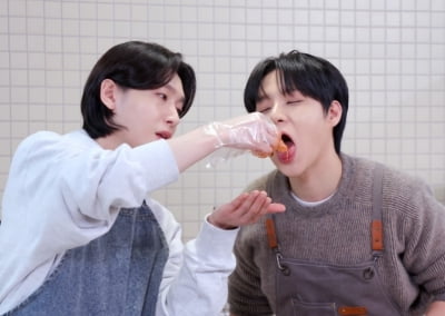 김용빈, 둘이 무슨 사이길래…고기 100만원 플렉스→꽁냥꽁냥 먹여주기 ('편스토랑')