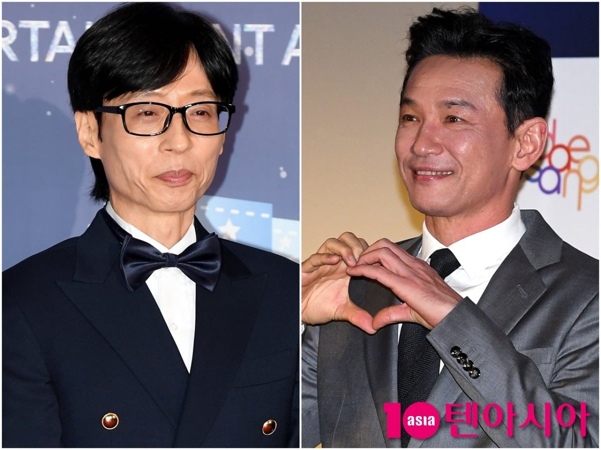 유재석과 황정민이 각 공식행사에 참석해 자리를 빛냈다./사진=텐아시아DB