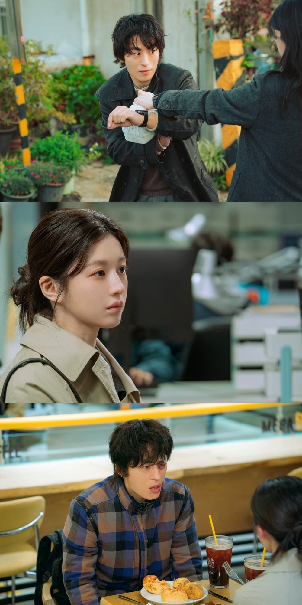 '모두가 자신의 무가치함과 싸우고 있다'에서 고윤정이 단계별 '파워 업'을 통해 구교환을 진짜 영화감독으로 성장시키고 있다./사진제공=JTBC