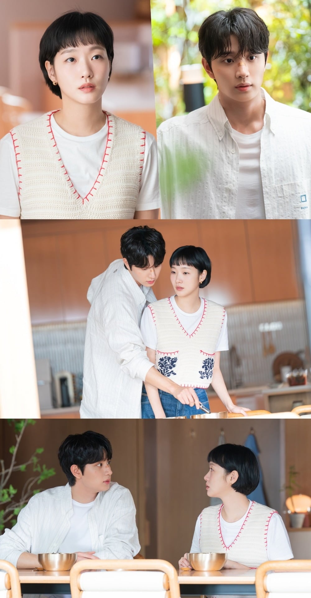 '유미의 세포들 시즌3' 김고은, 김재원의 밀착 투샷이 공개됐다. / 사진제공=티빙