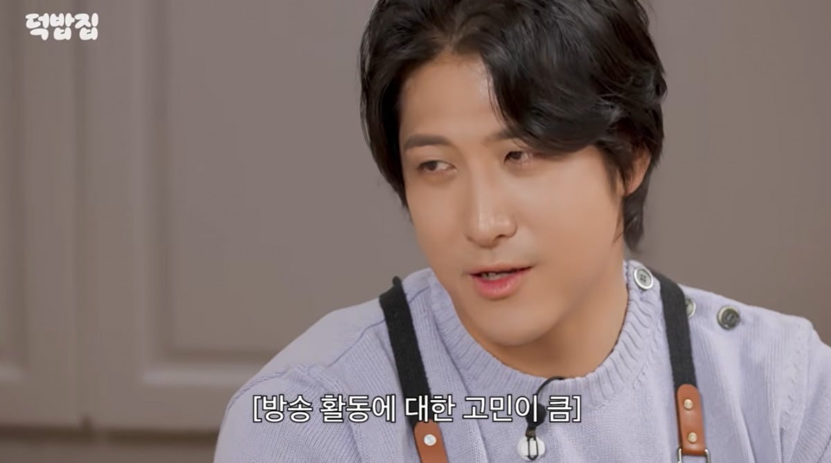 야구선수 은퇴 후 방송인으로 활동 중인 황재균이 방송인으로서 고민을 털어놓았다. / 사진='덕밥집' 영상 캡처