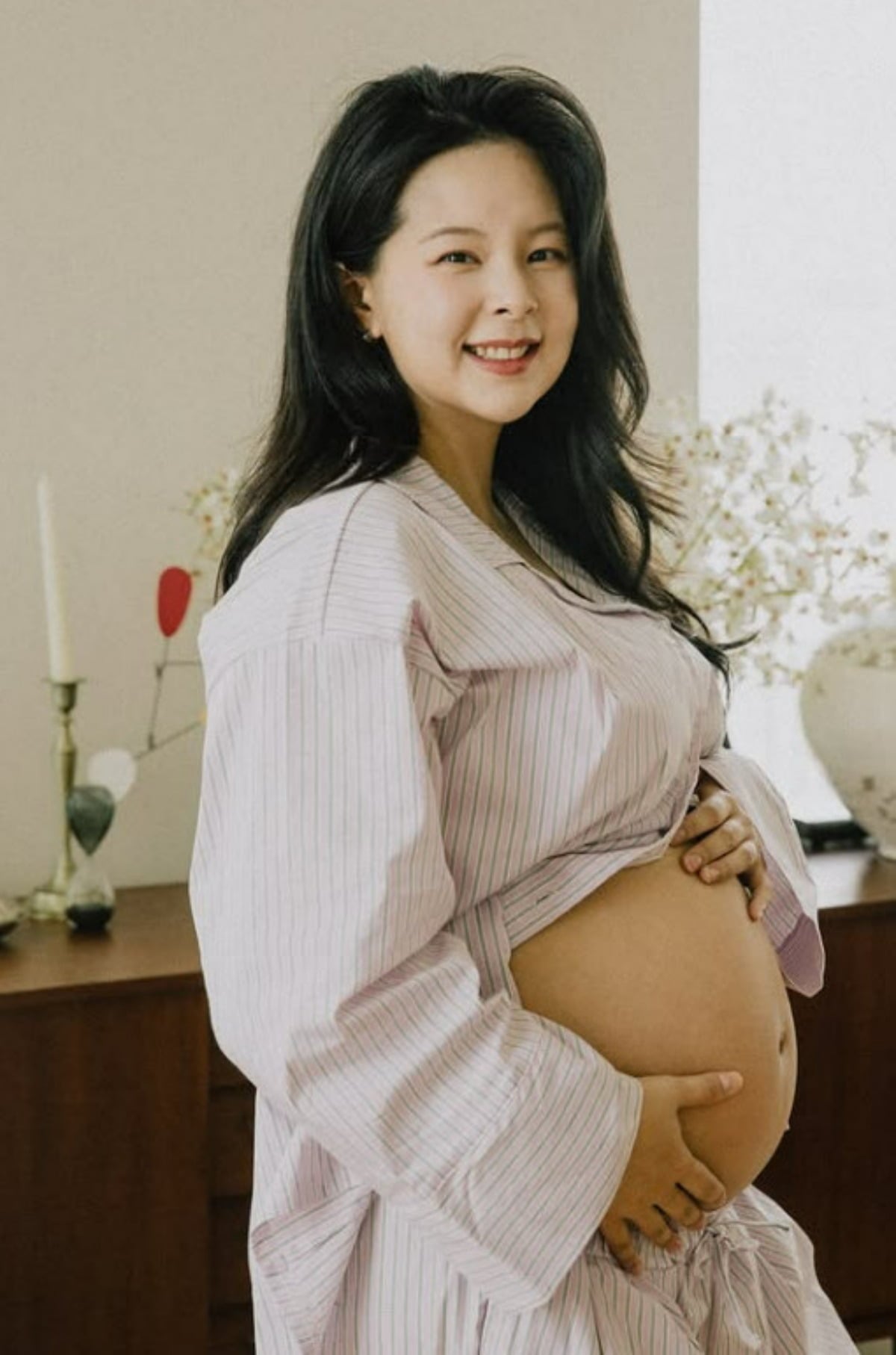 '슈퍼스타K' 시즌2 출신 김소정의 만삭 당시 모습. / 사진=김소정 SNS