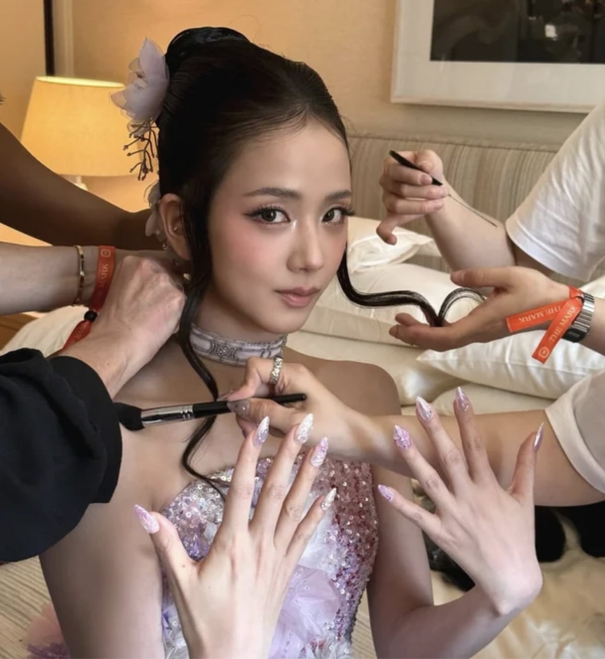 그룹 블랙핑크 지수가 패션 자선 행사인 멧 갈라(Met Gala)에 처음으로 참석한 소감을 전했다. 
사진=그룹 블랙핑크 지수 인스타그램
