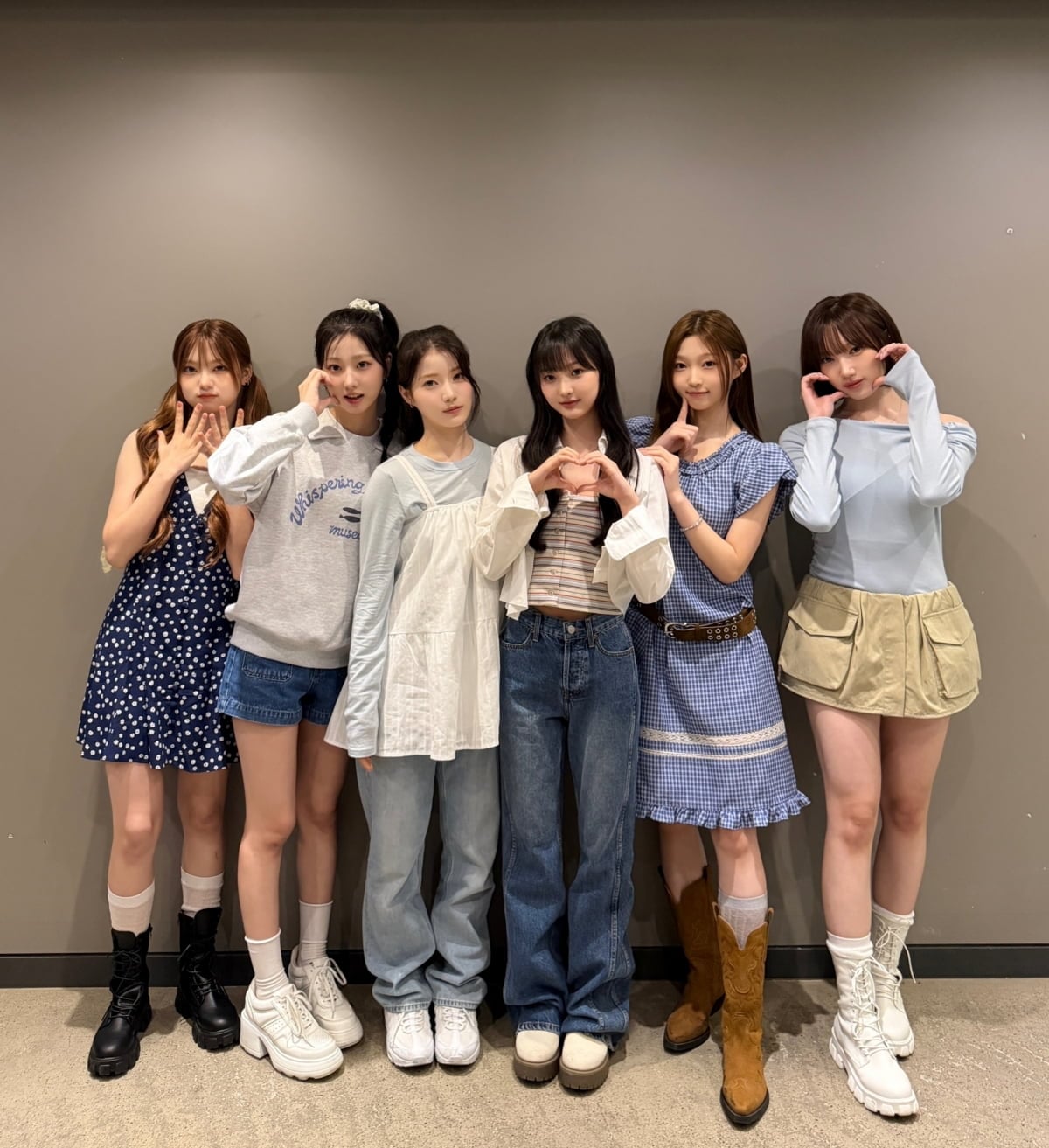유스피어. 왼쪽부터 채나,다온,서유,시안,로아,소이/ 사진 제공=MW