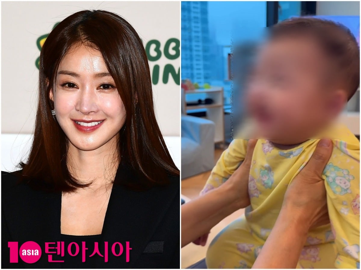 이시영이 둘째 딸 얼굴을 공개했다./사진=텐아시아DB, 이시영 SNS