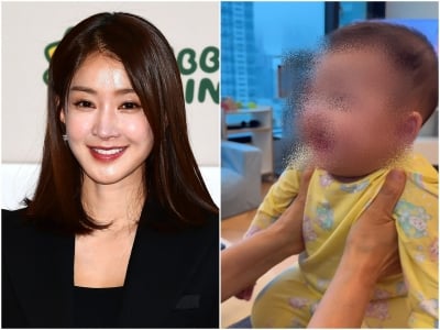 '이혼 후 시험관 시술' 이시영, 둘째 딸 얼굴 최초 공개…출산 7개월 차에 어버이날 기념
