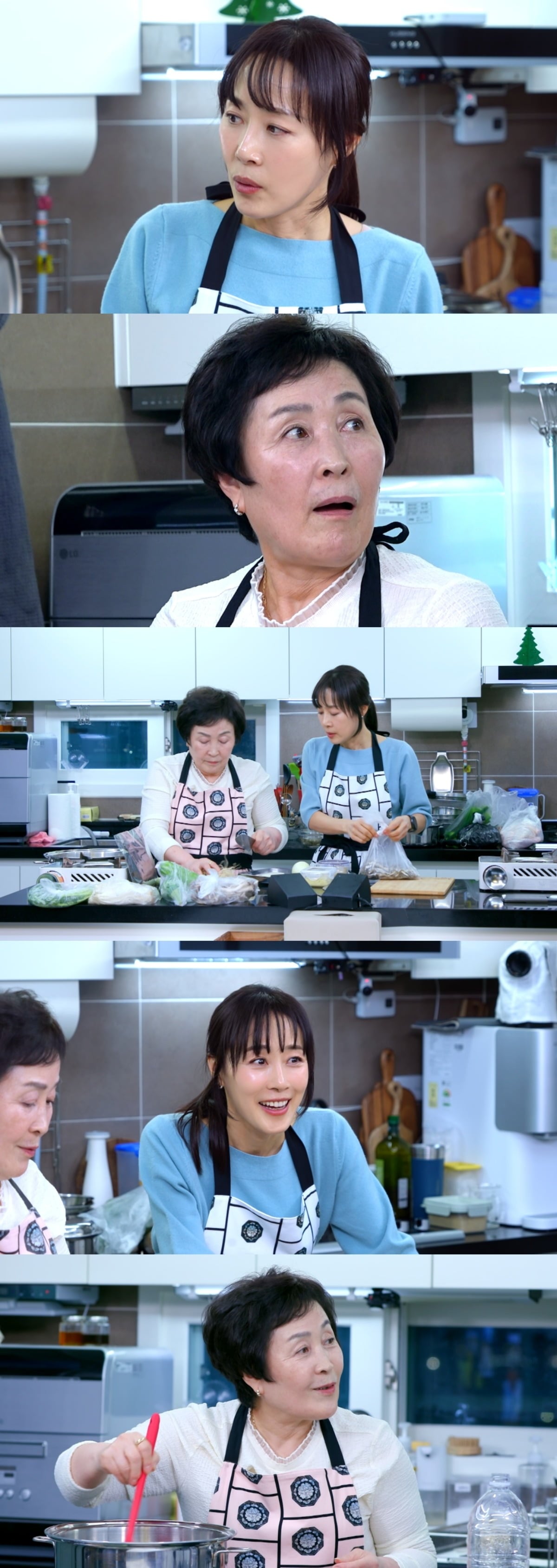 문정희 모녀가 요리 대결을 펼친다. / 사진제공=KBS2 '신상출시 편스토랑'