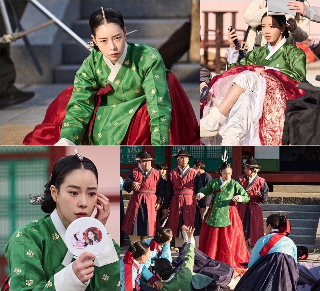 임지연이 사극 촬영장에서 기강을 잡는다./사진제공=SBS 
