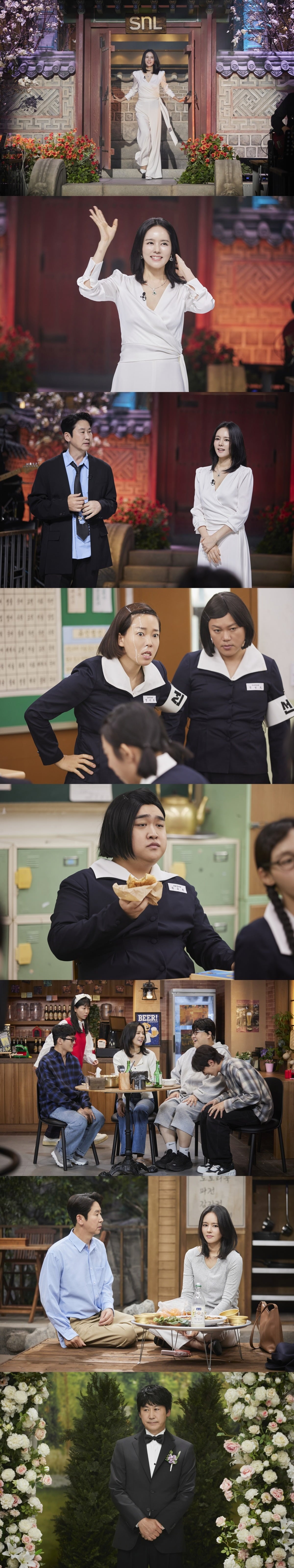 대한민국 코미디 쇼 'SNL 코리아' 시즌 8이 일곱 번째 호스트 한가인과 함께한다./사진제공=쿠팡플레이