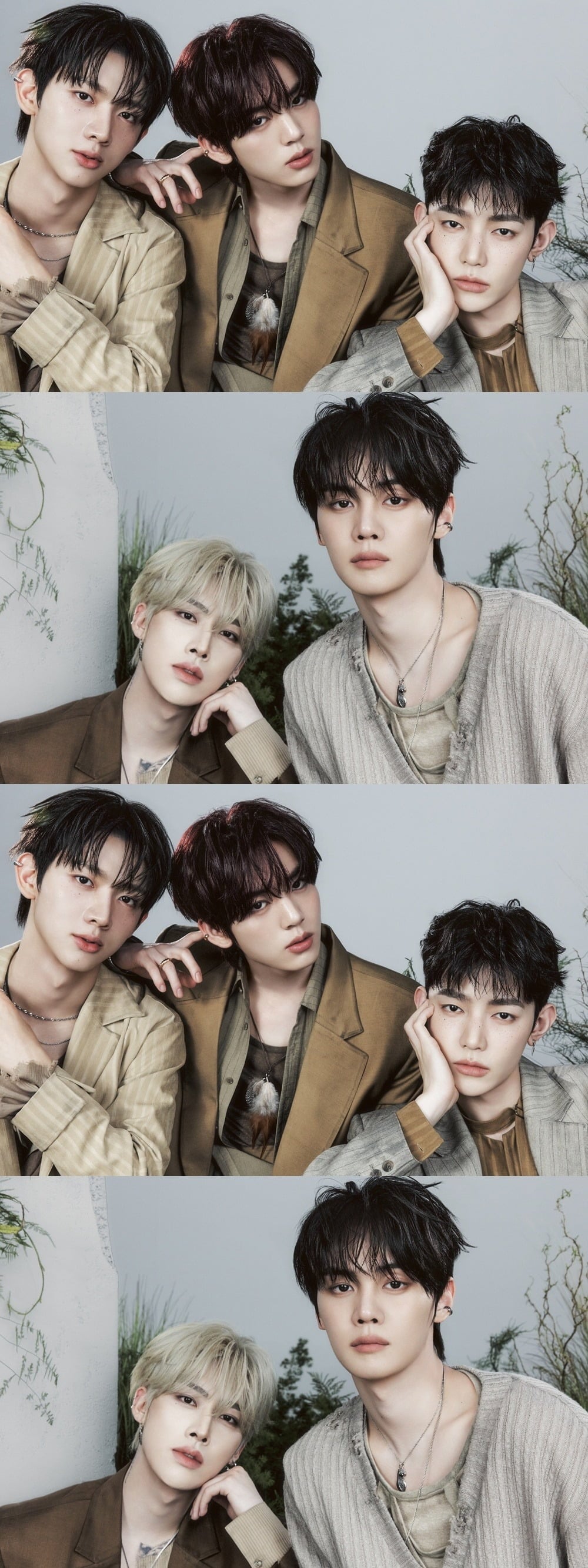 그룹 앤더블(AND2BLE)이 5인 5색 감각적 비주얼로 데뷔 열기를 끌어올렸다./사진제공=YH엔터테인먼트
