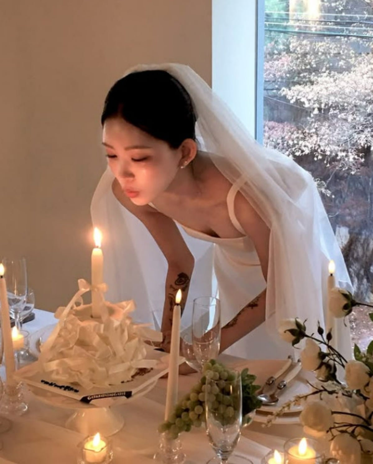최준희가 브라이덜 샤워를 인증하고 있다. / 사진=최준희 SNS