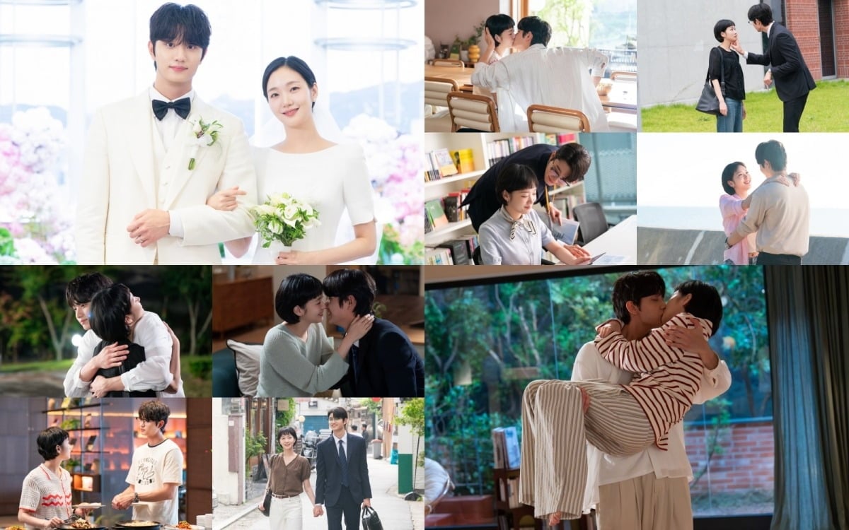 '유미의 세포들 시즌3' 김고은과 김재원의 커플 스틸이 공개됐다. / 사진제공=티빙