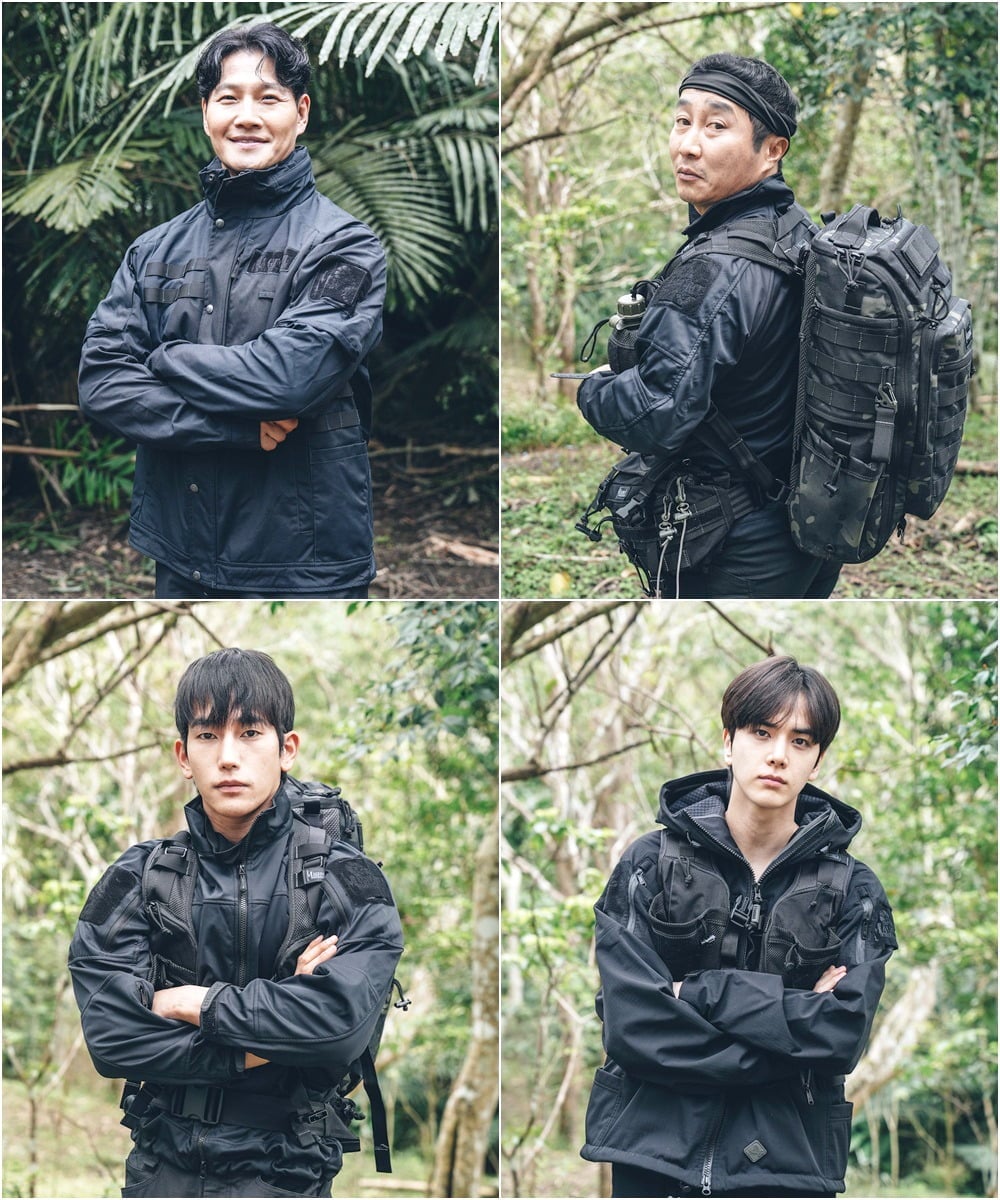 '생존왕2'에 출연하는 김종국, 김병만, 육준서, 더보이즈 영훈 / 사진제공=TV조선