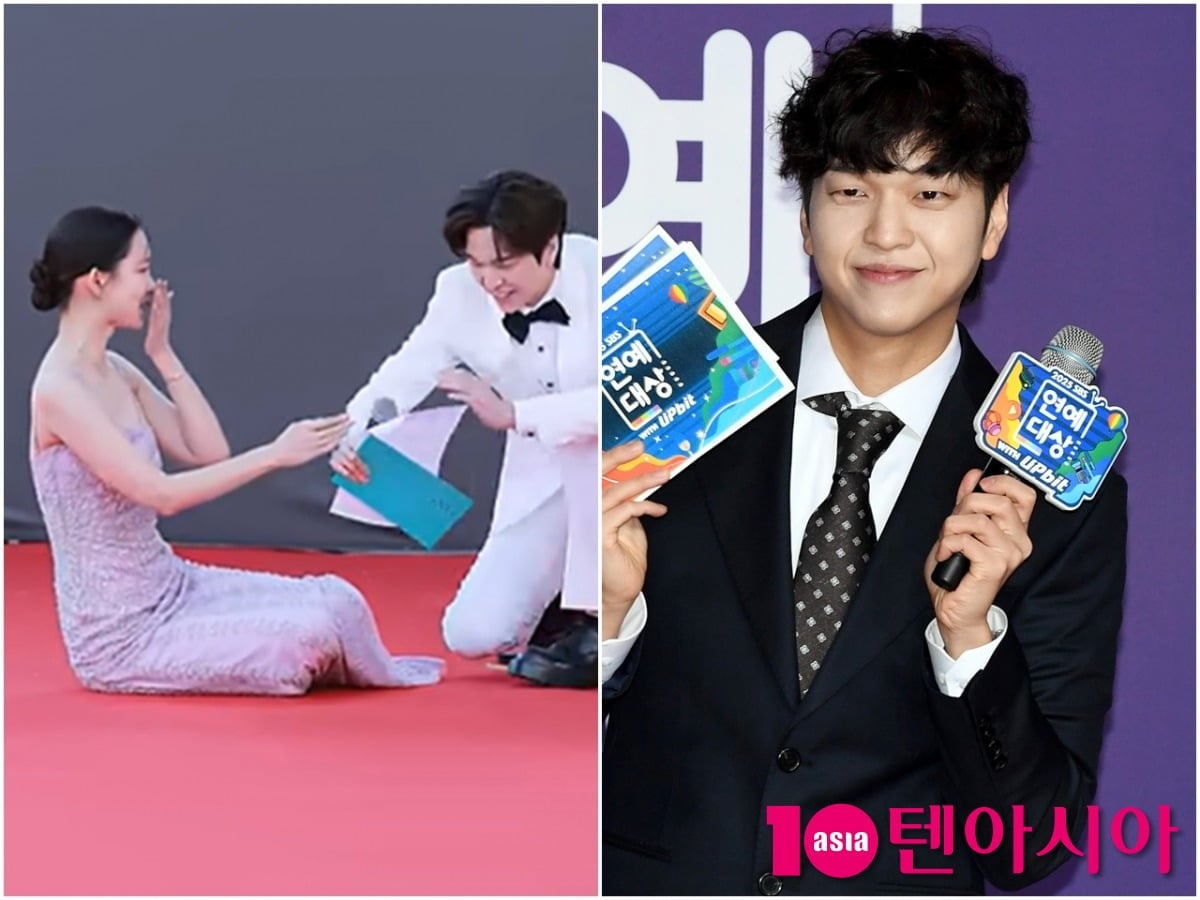 유재필이 예상치 못한 돌발 상황 속 매너와 센스를 발휘하며 또 한 번 존재감을 입증했다./사진=SNS 갈무리, 텐아시아DB